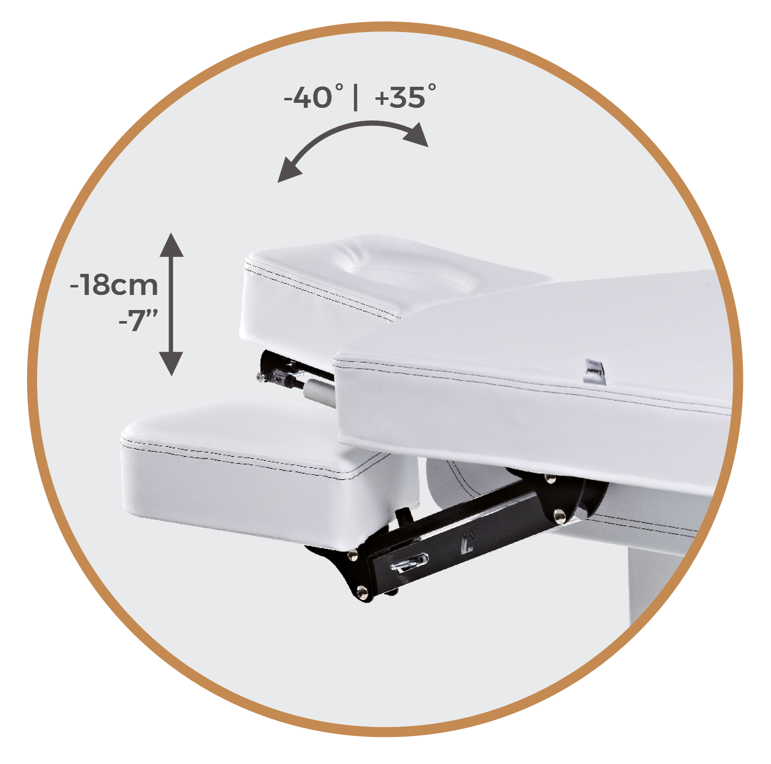 Lemi Milano Evo ➜ Косметологическая кушетка и массажный стол, купить в Украине | Alfaspa изображение 5